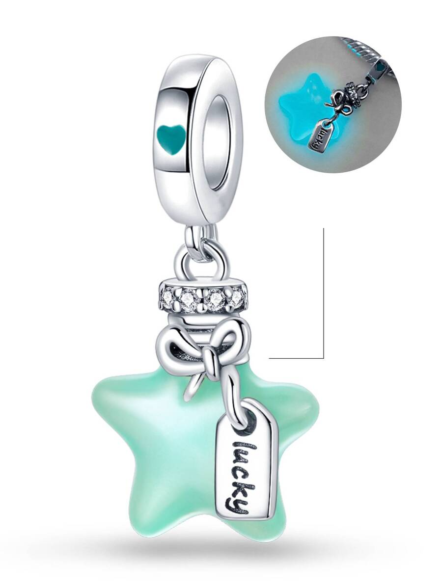 Glow In The Dark Lucky Star Charm