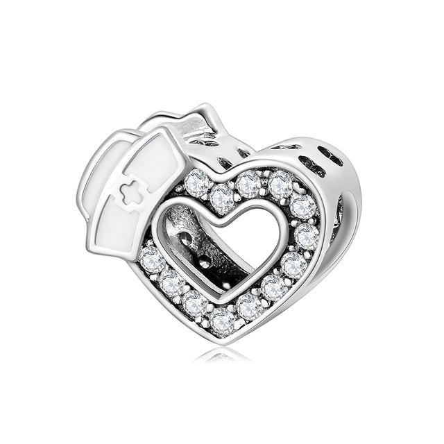 Charm 925 Sterling Silver - Nursing Profession