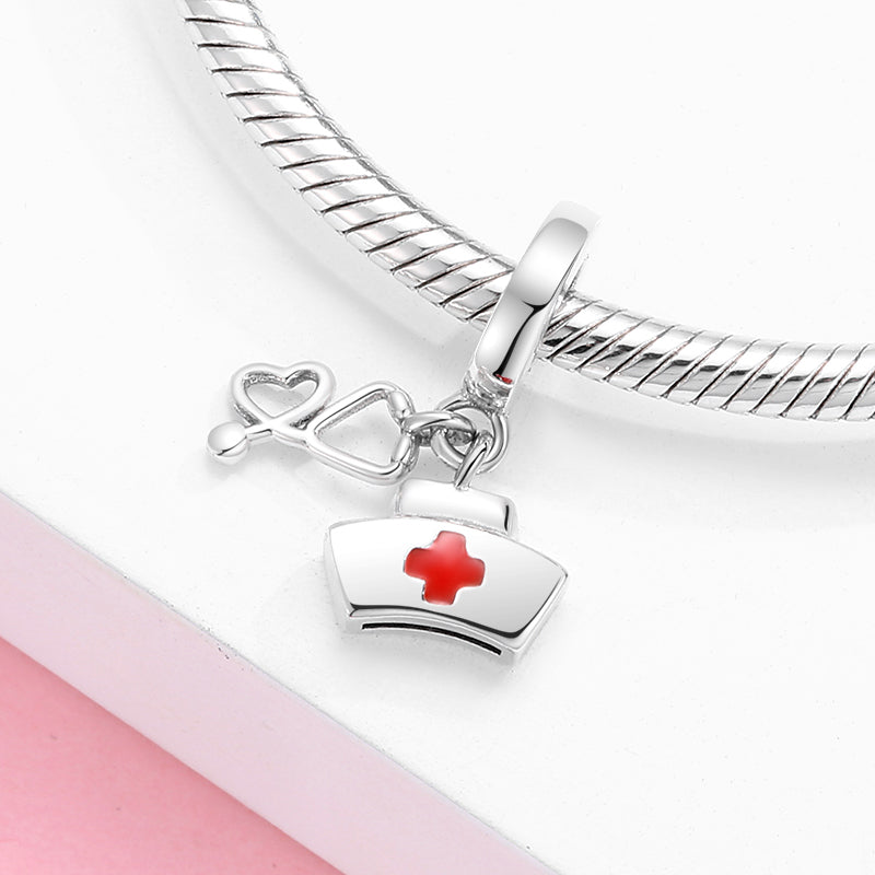 Charm 925 Sterling Silver - Medical Profession