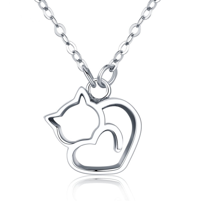 Collier aus Prata 925 Amo Gatos