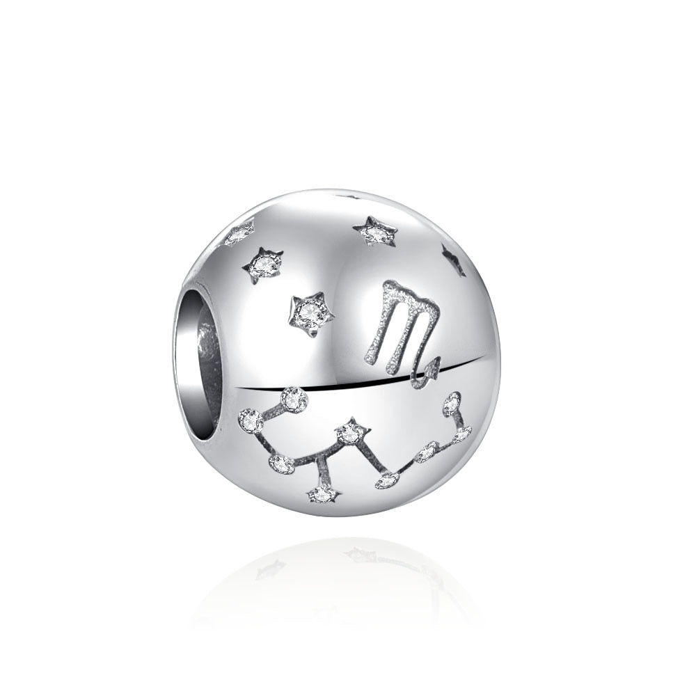 925 Sterling Silver Zodiac Signs Charm