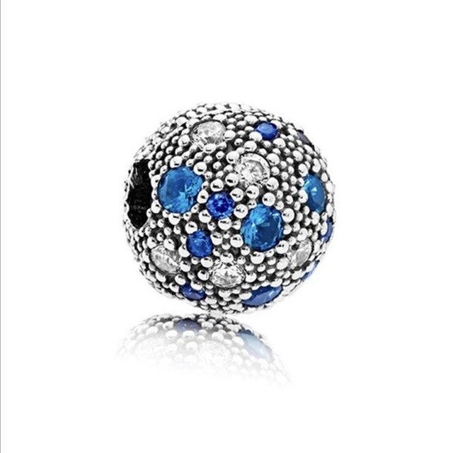 Cosmic Stars Clip with Blue Zirconia Charm