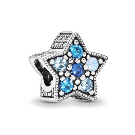Bright Blue Star Ocean Charm