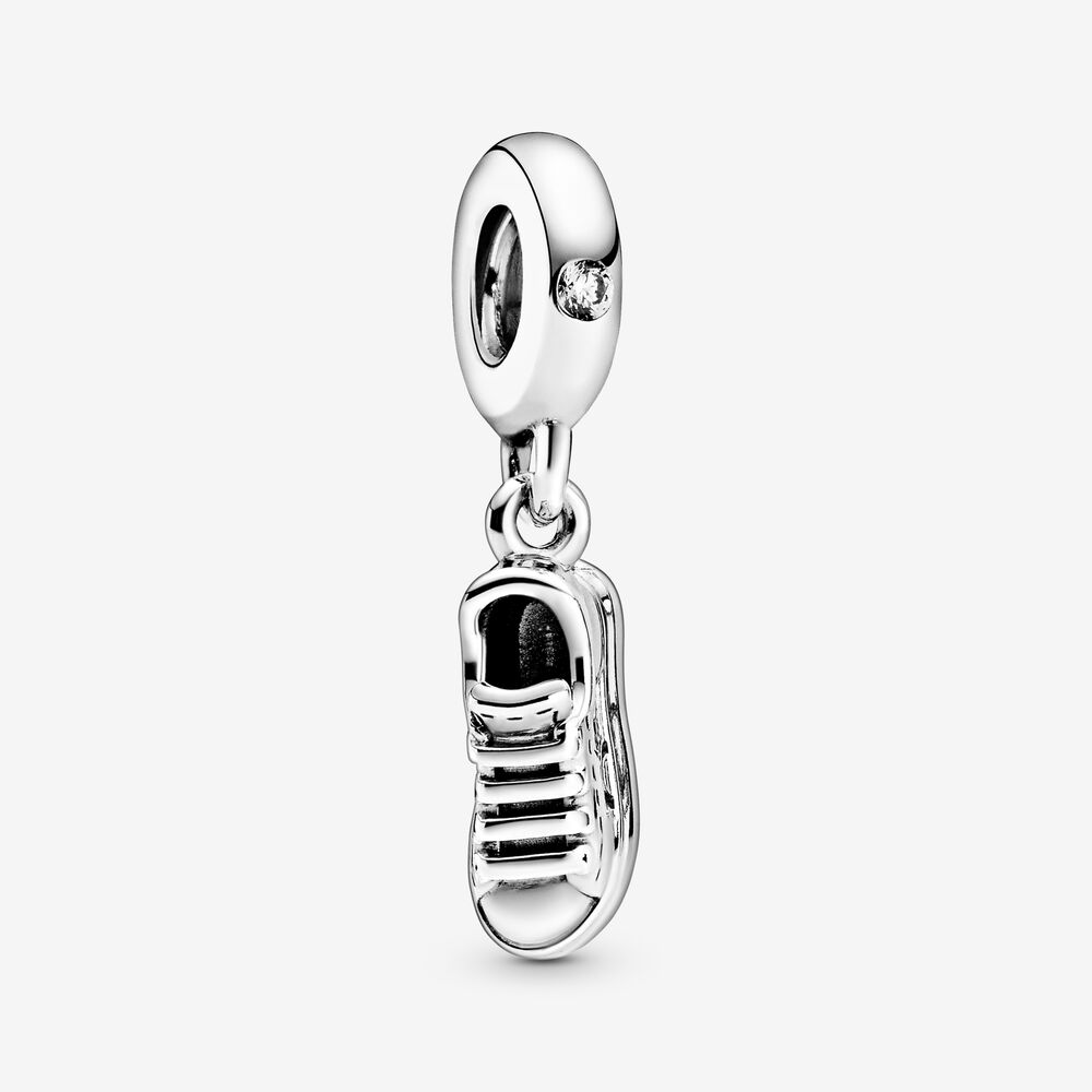 925 Sterling Silver Tennis Sneaker Charm