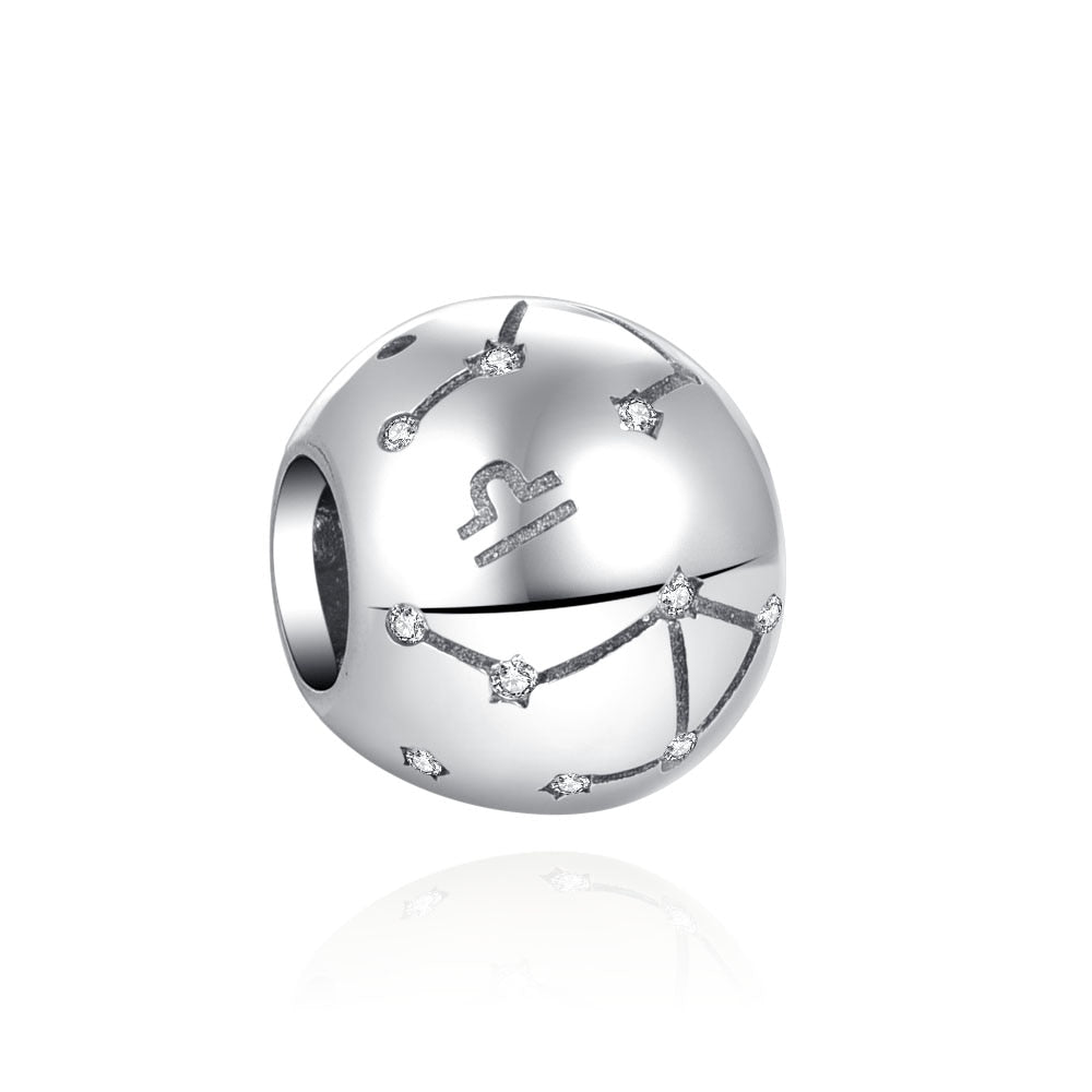 925 Sterling Silver Zodiac Signs Charm