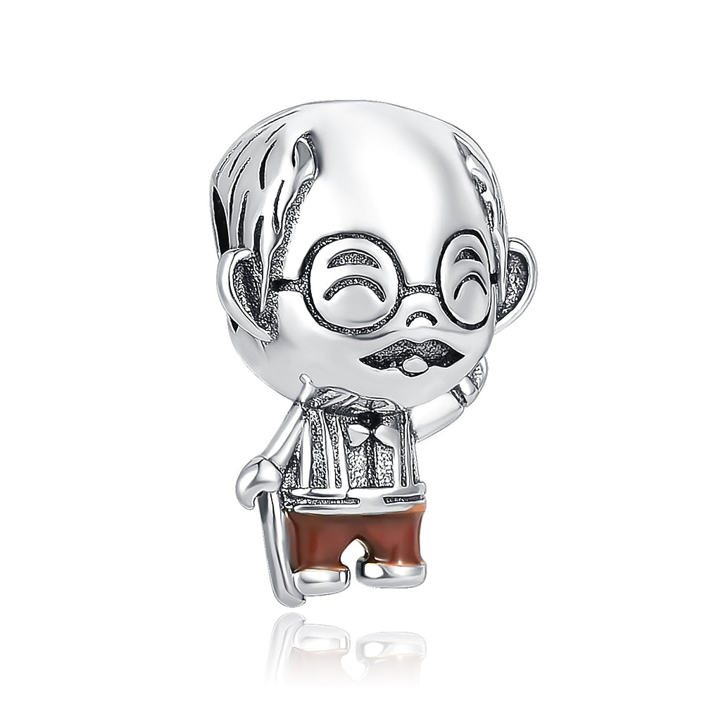 Charm 925 Sterling Silver - Grandpa