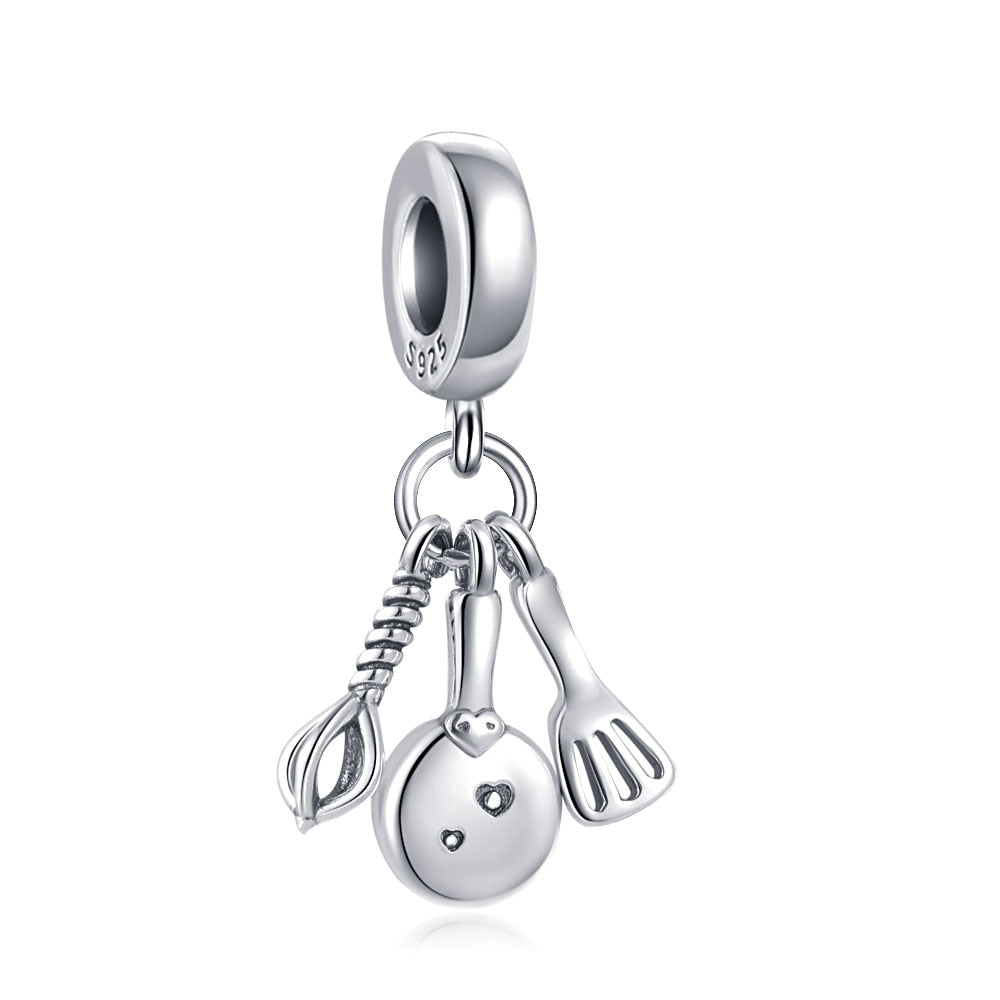 Pingente em Prata - Charm My Life Utensílios Cozinha