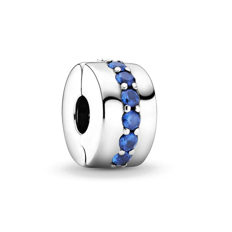Blue Sparkle Clip Charm