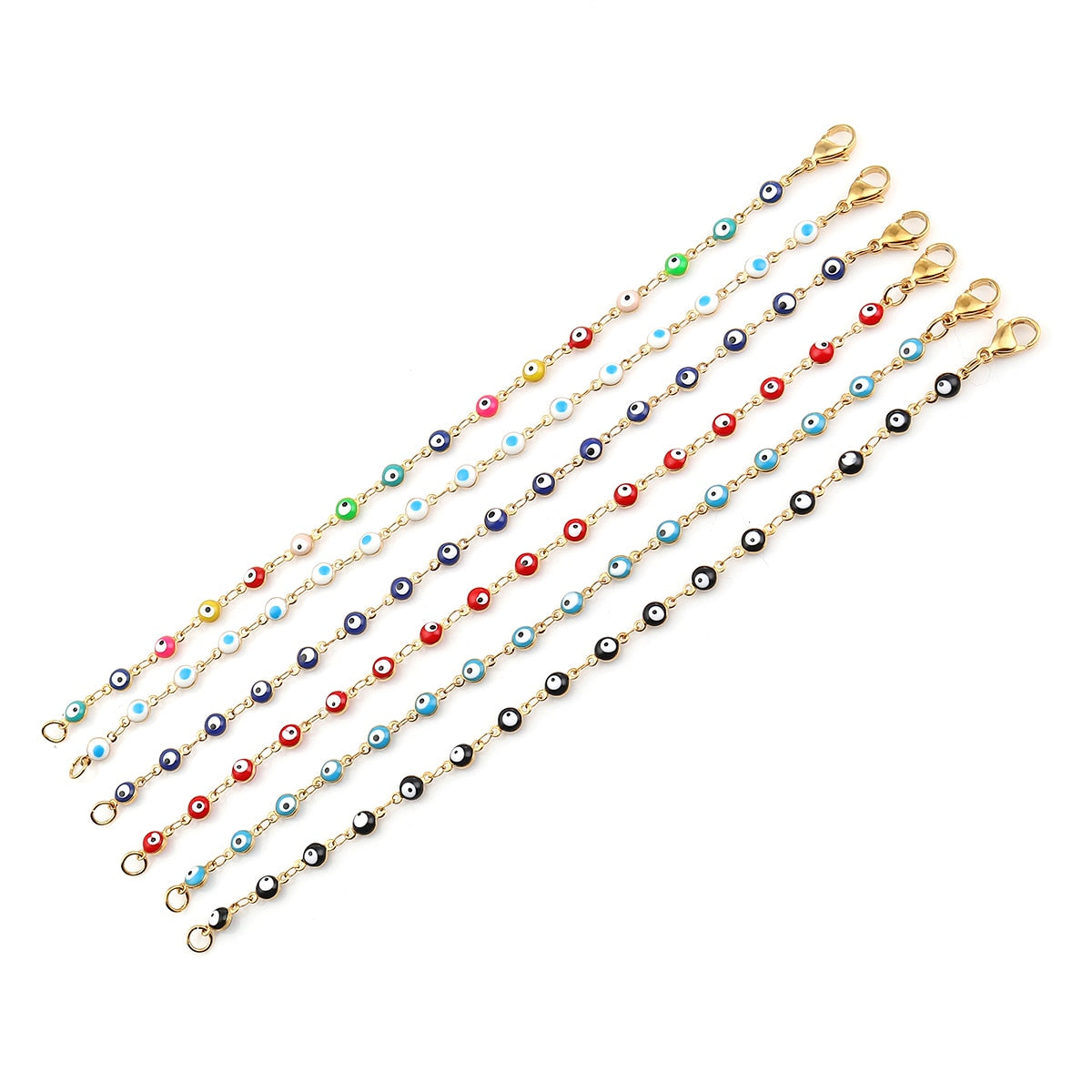 Pulseira Mymya Grecia Olho Grego Folheada a Ouro