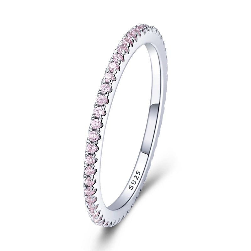 925 Silber Trend Rosa Ring