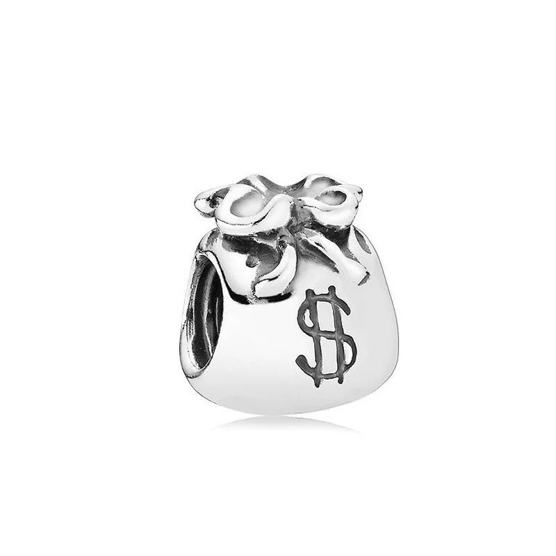 Charm 925 Sterling Silver - Money Bag