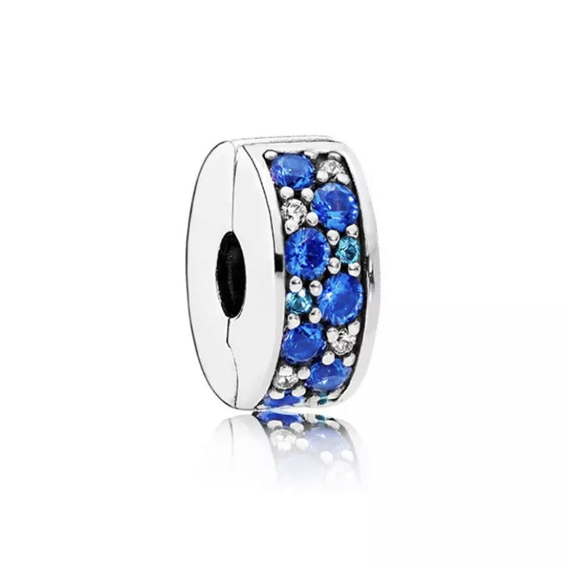 Mosaic Shining Elegance Blue Clip Charm