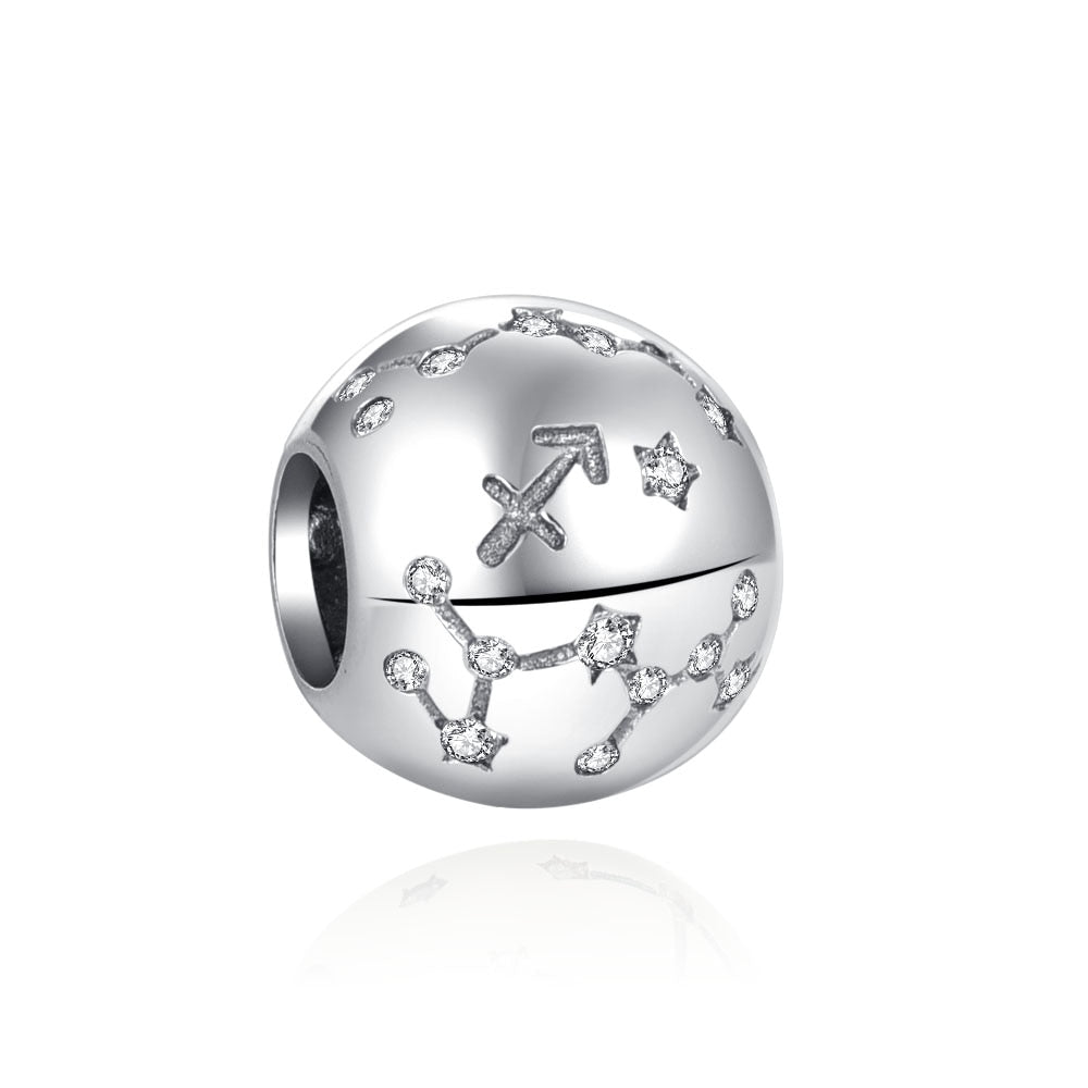 925 Sterling Silver Zodiac Signs Charm