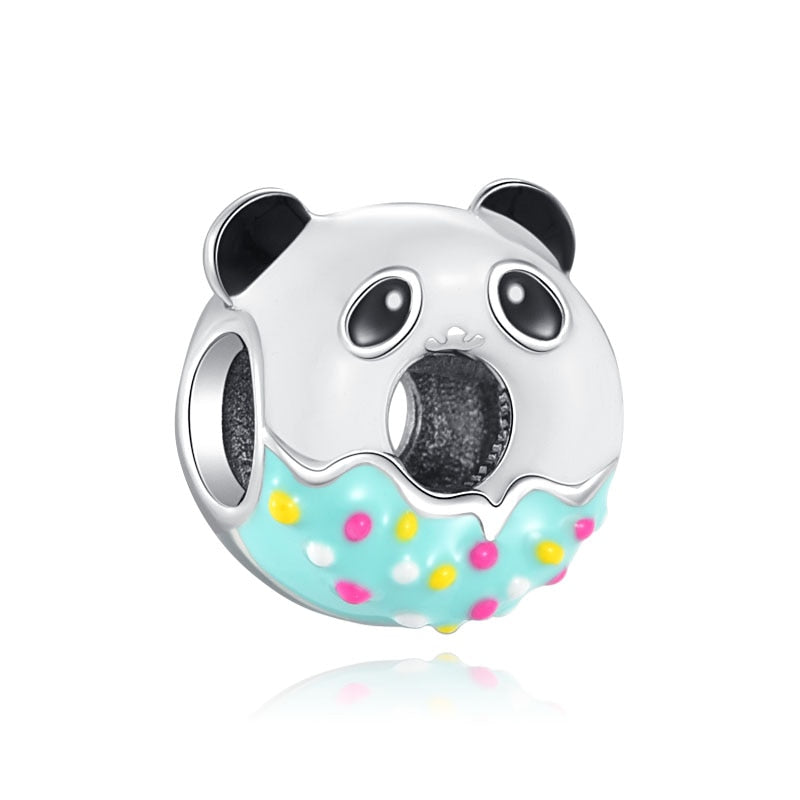 Berloque em prata - Charm My Life Donuts Panda