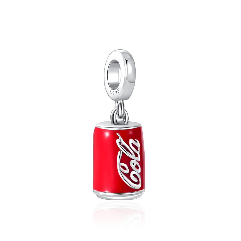 925 sterling silver Coca-Cola charm