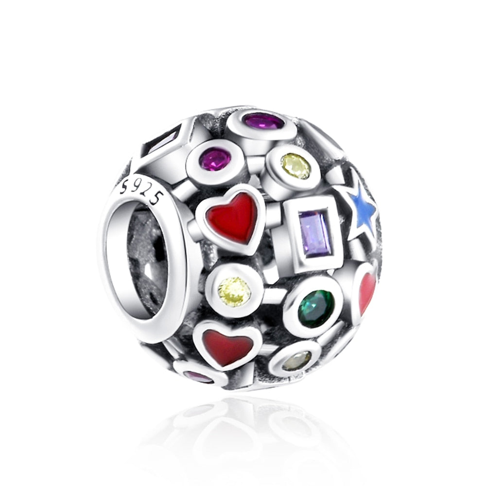 Colorful Rainbow Ball Charm