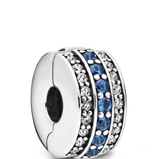 Blue Mosaic Shining Elegance Spacer lock Charm