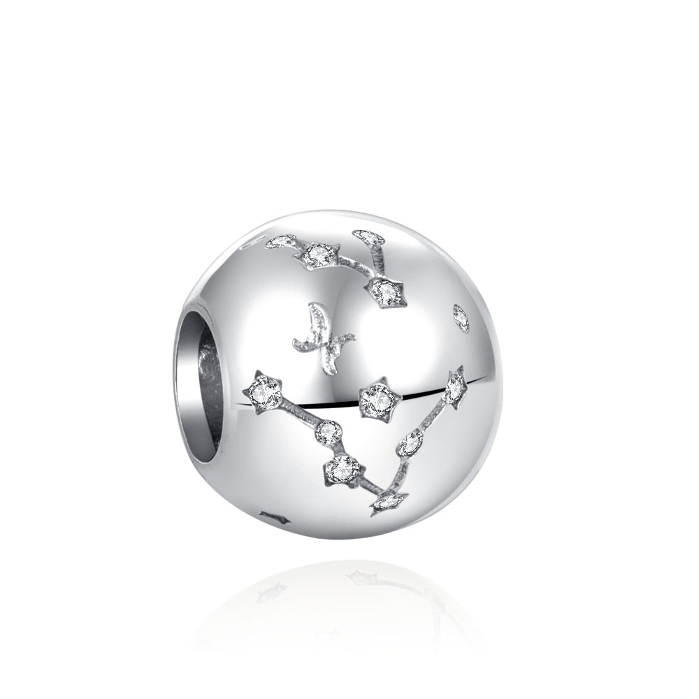 925 Sterling Silver Zodiac Signs Charm