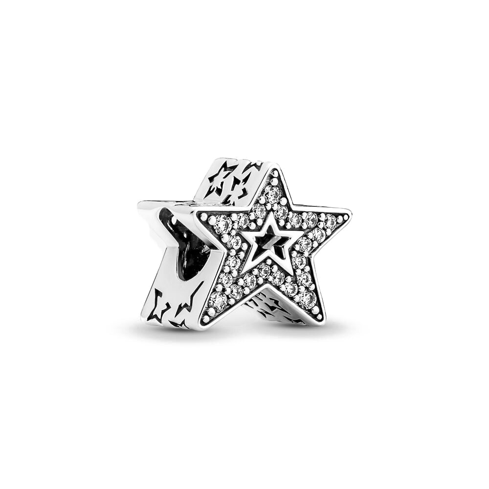 Charm 925 Sterling Silver - Star