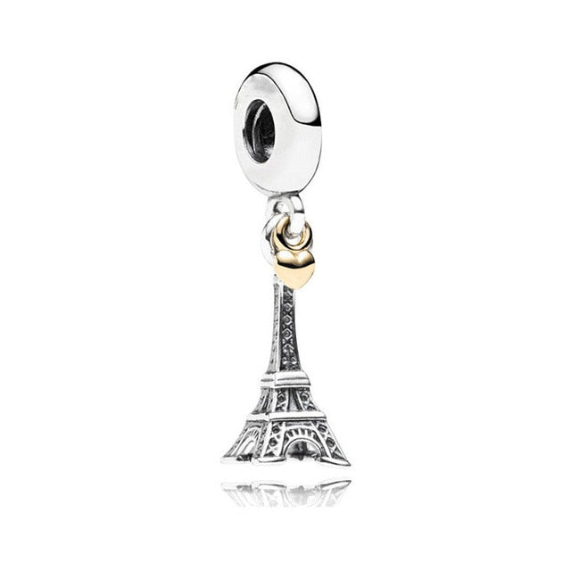 925 Sterling Silver Paris Eiffel Tower Charm
