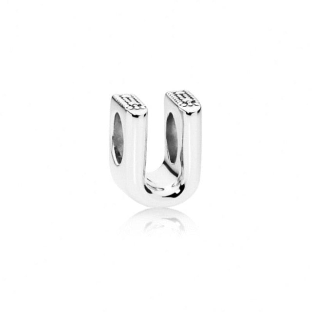 A-Z Alphabet Word Pendant Charm Bead