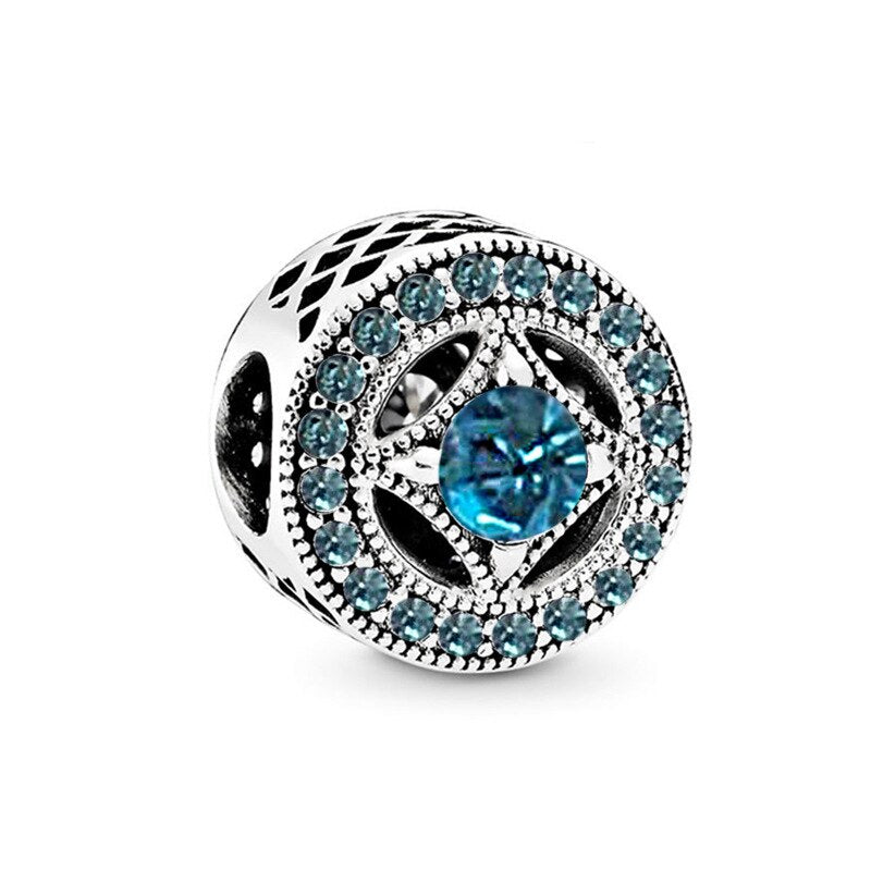 Celestial Blue Starburst Charm