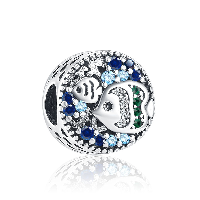 Unterwasserwelt Kristallfisch CZ Charm