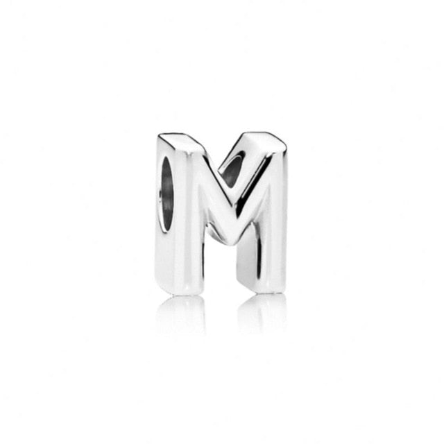 A-Z Alphabet Word Pendant Charm Bead