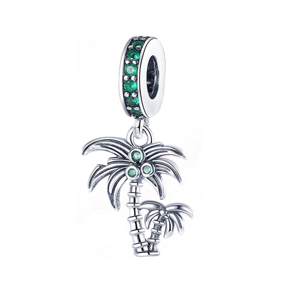 Pendente em prata - Charm My Life Coleção Ocean Coqueiros Praia