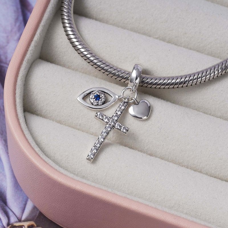 Charm 925 Sterling Silver - Protection