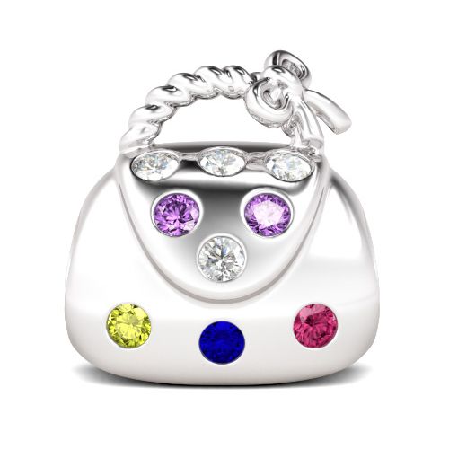 Charm 925 Sterling Silver - Purse