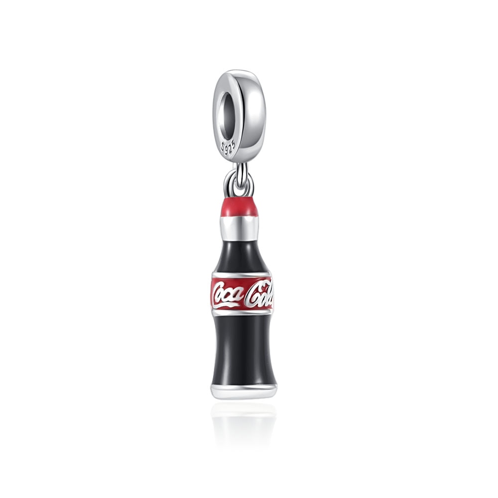 Charm 925 Sterling Silver - Little Coke