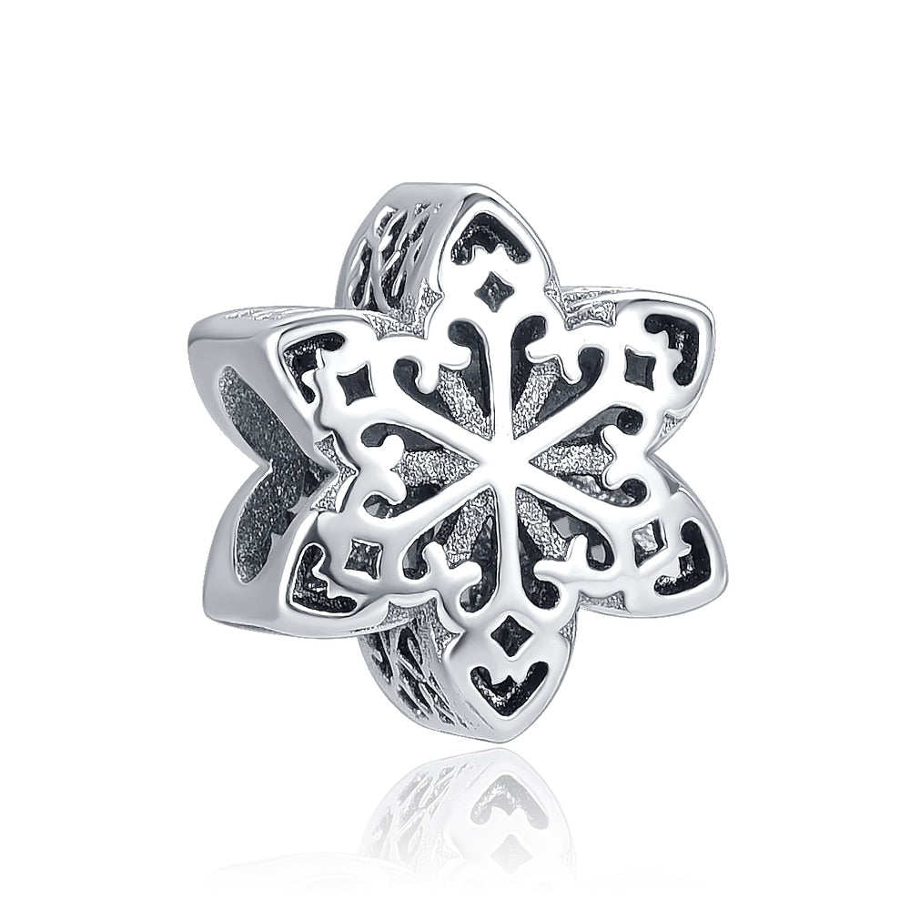 Charm 925 Sterling Silver - Snowflake