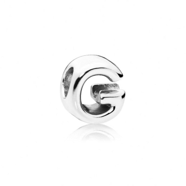 A-Z Alphabet Word Pendant Charm Bead