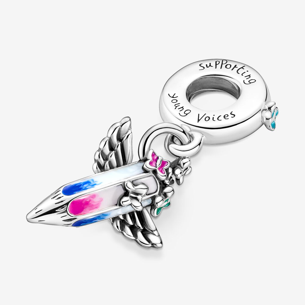 925 Sterling Silver Future Dreams Crayon Charm
