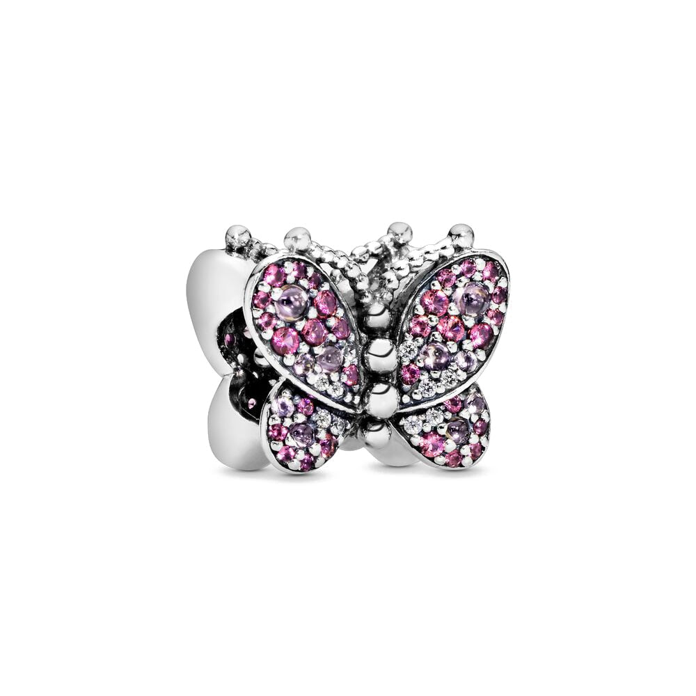 Pandora Dazzling Pink Butterfly Charm