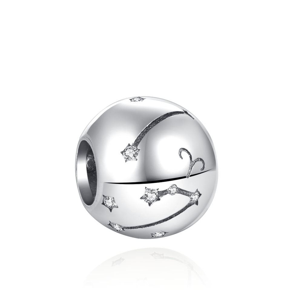 925 Sterling Silver Zodiac Signs Charm