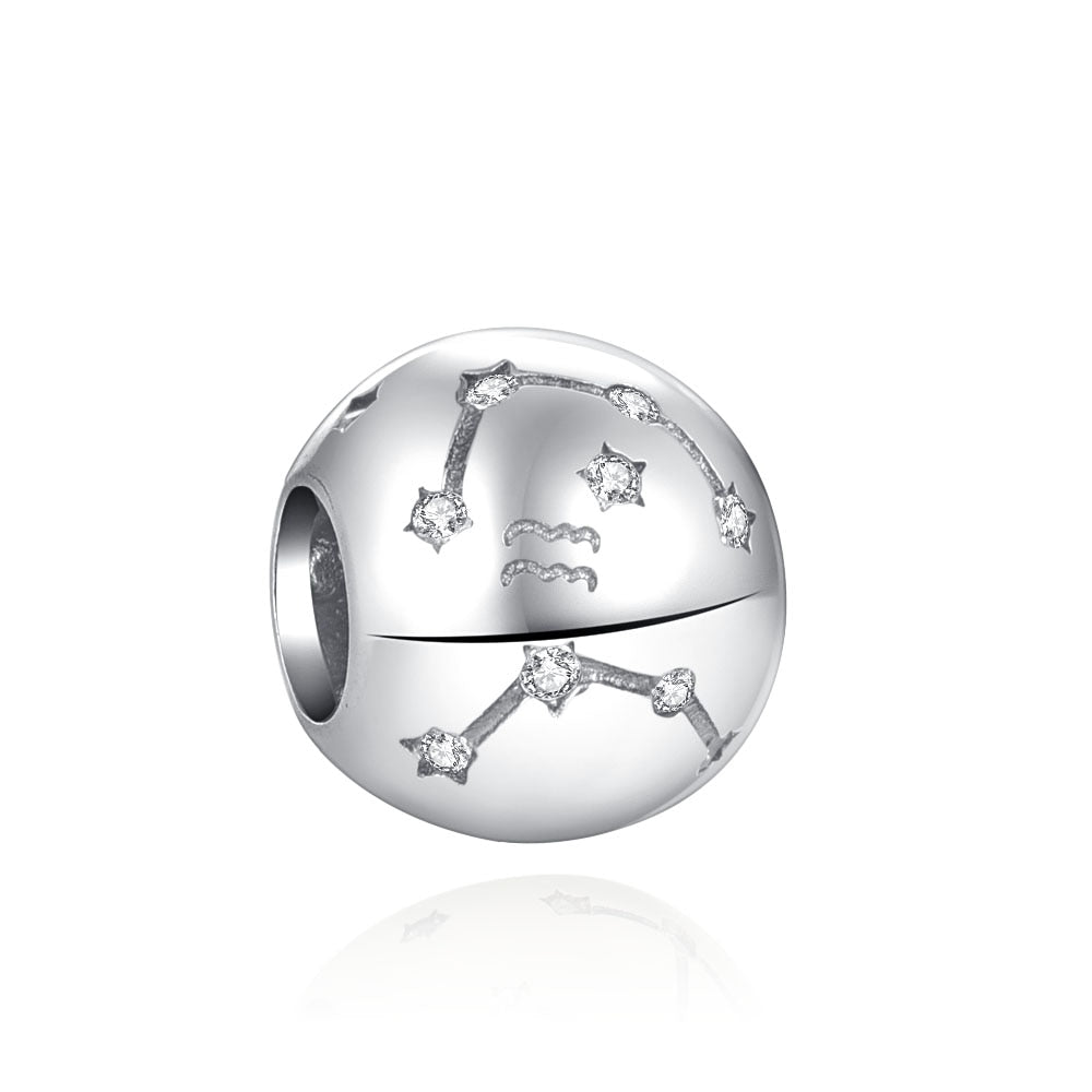 925 Sterling Silver Zodiac Signs Charm