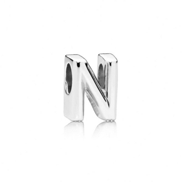 A-Z Alphabet Word Pendant Charm Bead