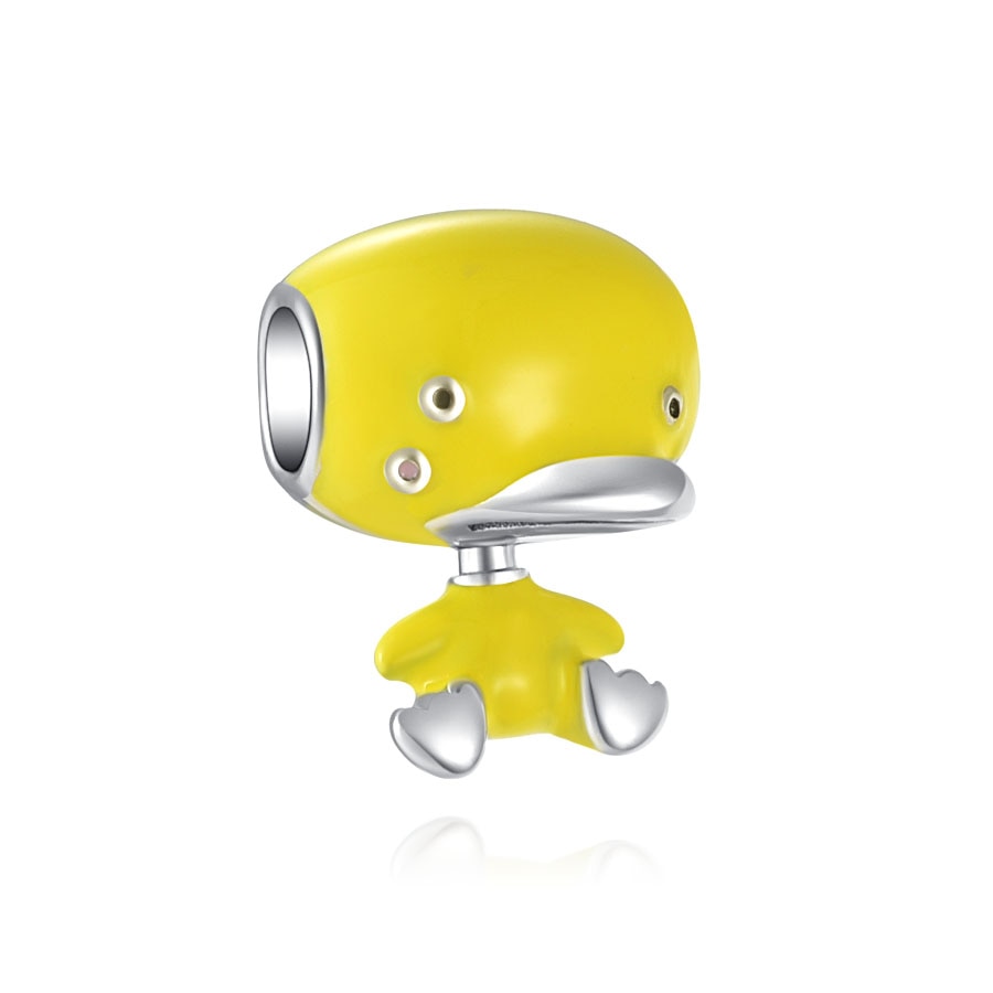 Charm 925 Sterling Silver - Duck