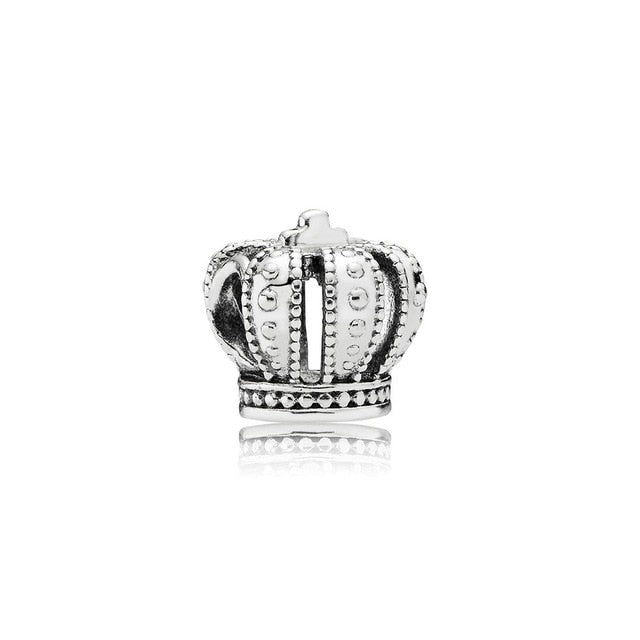 Retired 925 Sterling Silver Regal Crown Charm