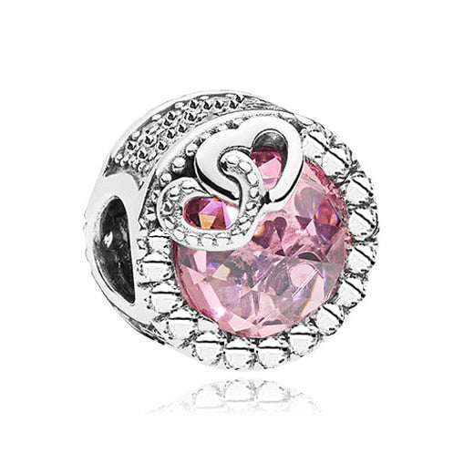 Dazzling Love Birds Charm