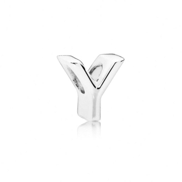 A-Z Alphabet Word Pendant Charm Bead