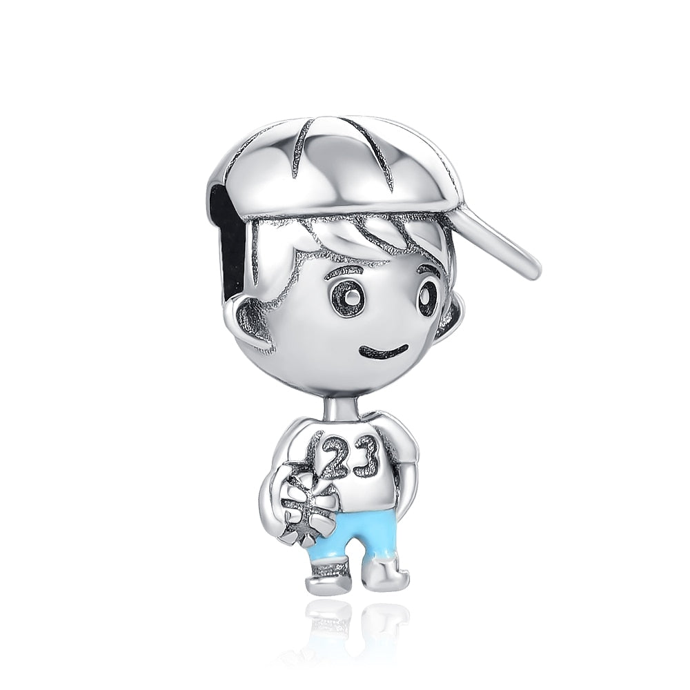 Charm 925 Sterling Silver - Boy