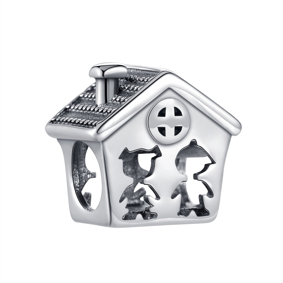 Charm 925 Sterling Silver - My Home