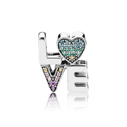 PANDORA Multi-Colour Love Charm