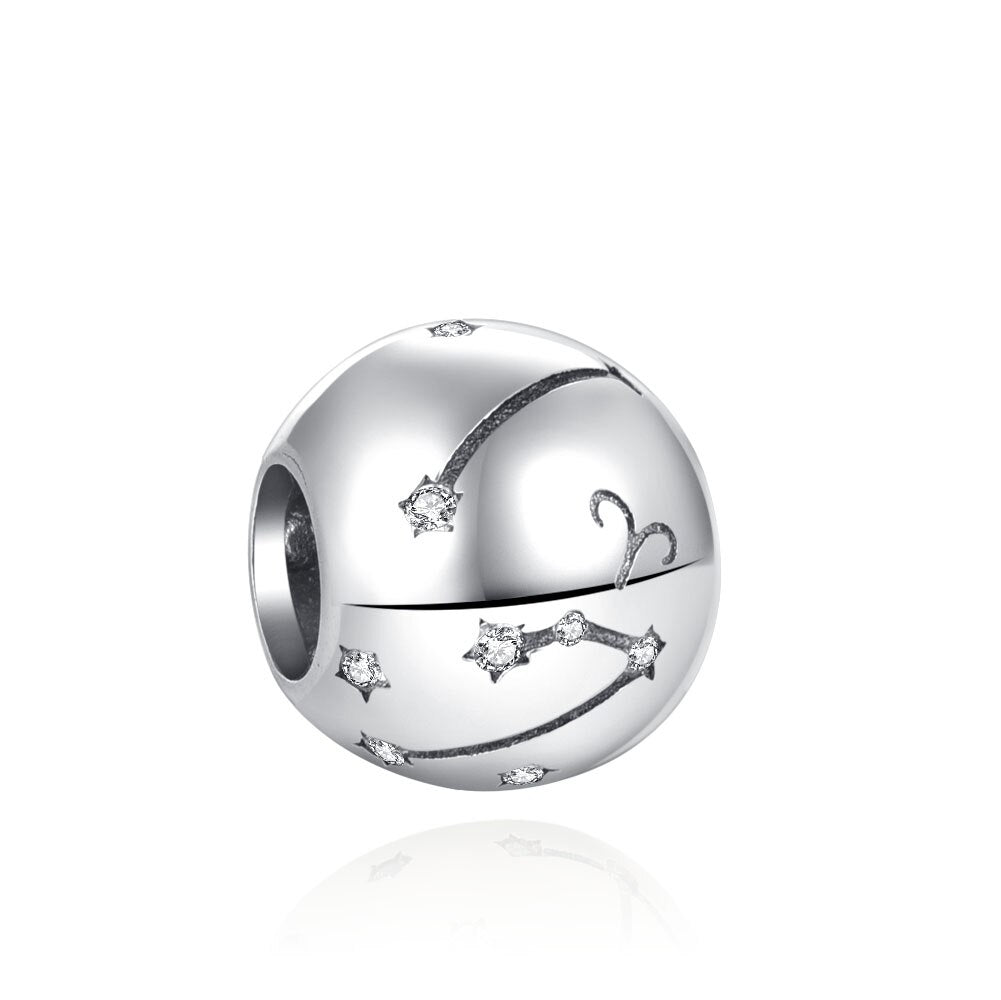 925 Sterling Silver Zodiac Signs Charm