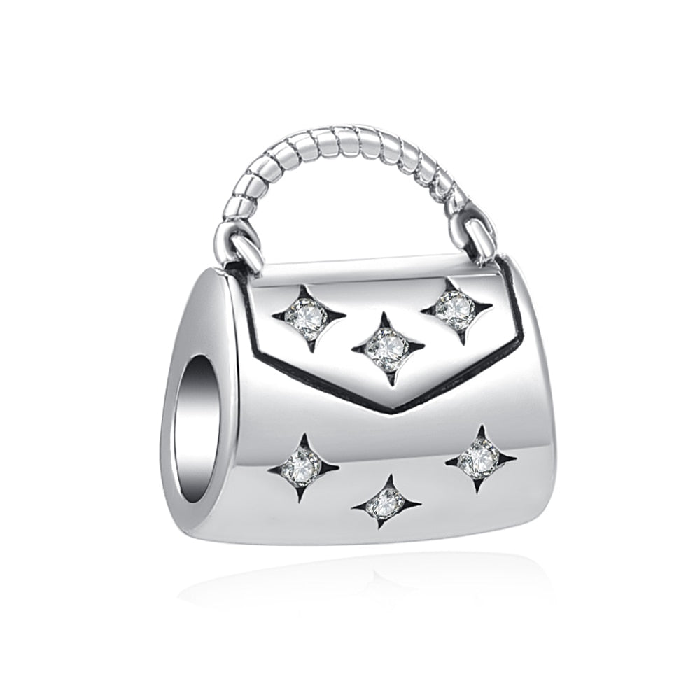 Charm 925 Sterling Silver - Purse