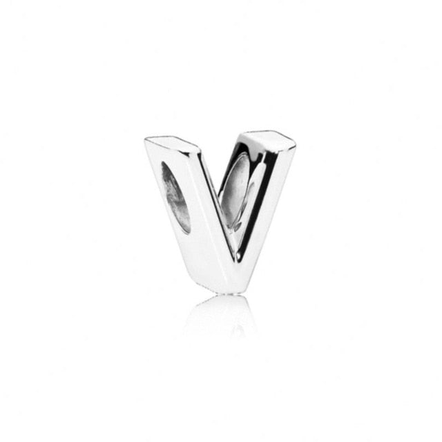 A-Z Alphabet Word Pendant Charm Bead