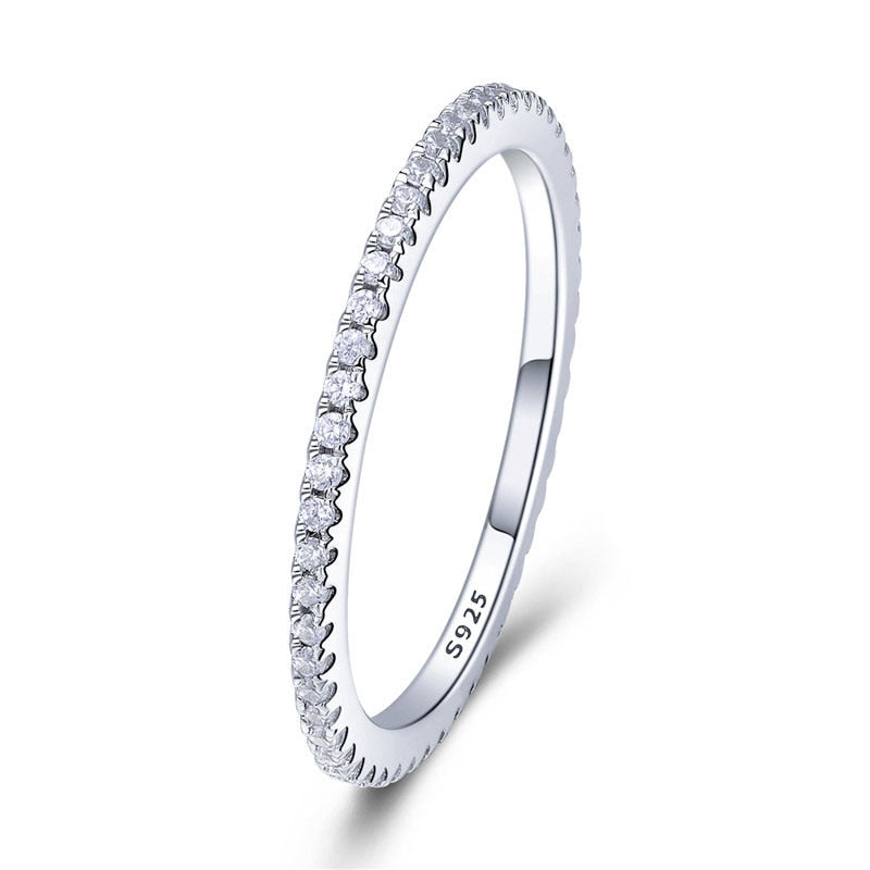 925 Silber Trend Kristall Ring